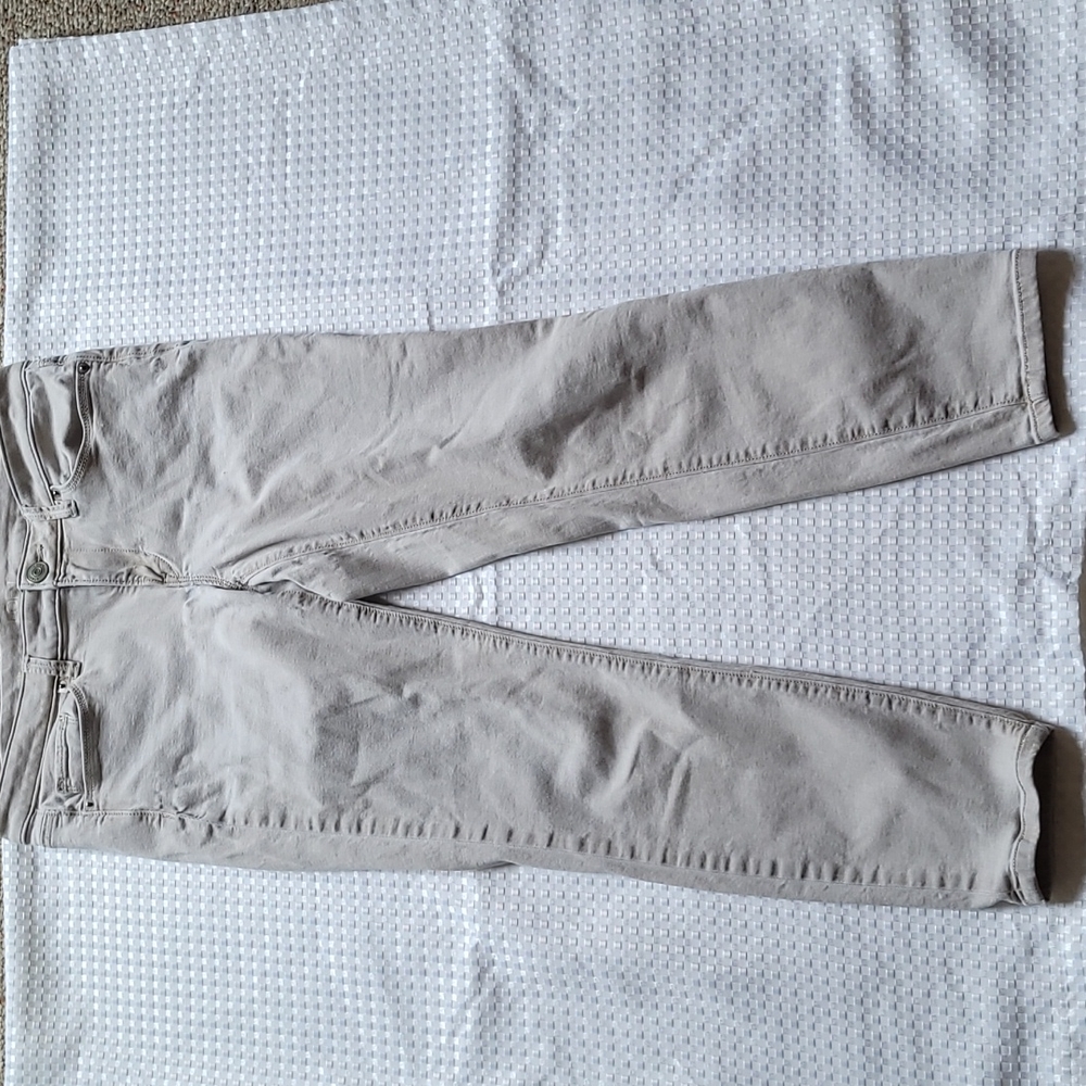 LOFT Modern Skinny Ankle Jeans Cream size 28/6